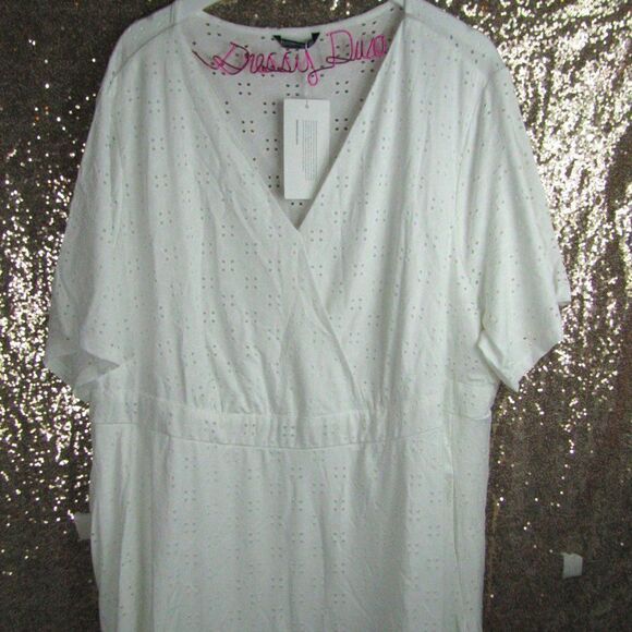 NWT BloomChic white crochet dress 26/5X - Picture 3 of 10